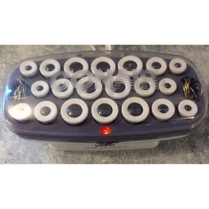 Conair Instant Heat Hairsetter 20 Flocked CHV21 Hot Rollers Clips Tested